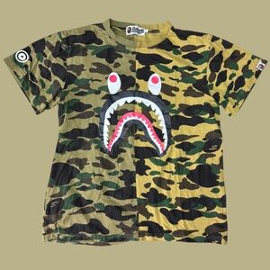 BAPE Camp Shark Tee Kids L
